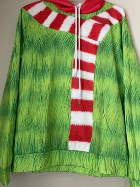 Grinch-Inspired Christmas Hoodie